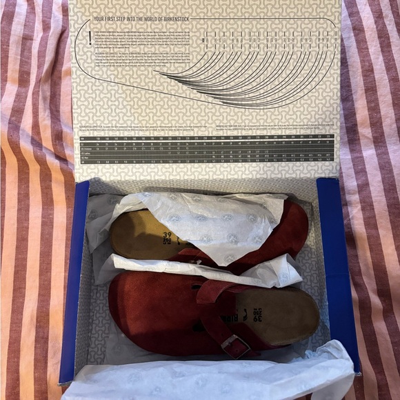 Birkenstock Boston Clogs - 39, Zinfandel - Picture 3 of 4